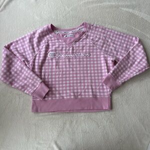 Champion gingham sweatshirt